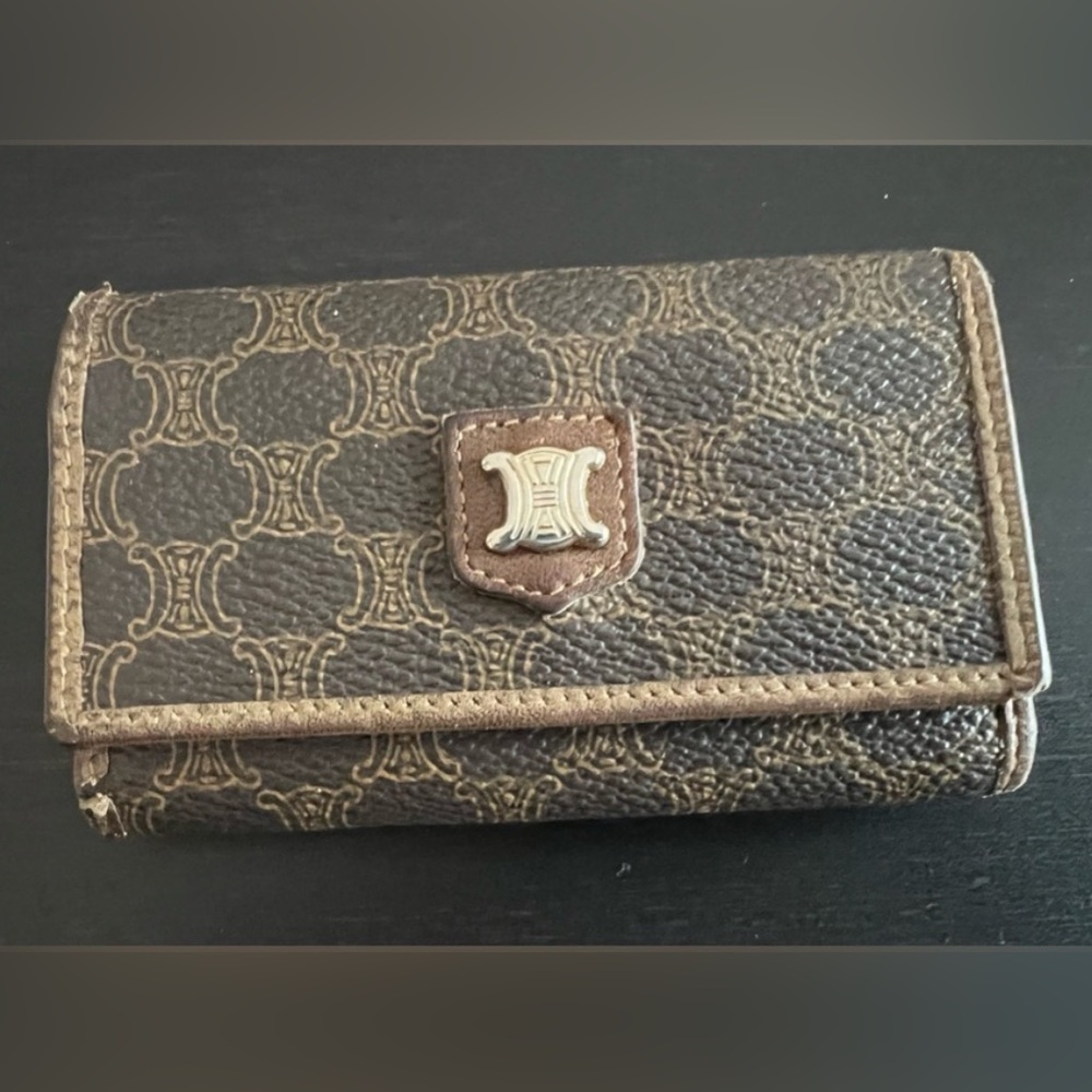 Celine Macadam Key Card Holder Vintage